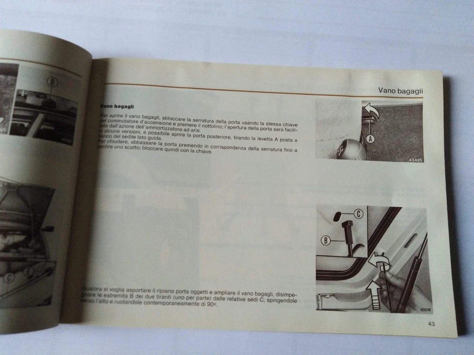 FIAT UNO LIBRETTO USO E MANUTENZIONE ORIGINALE EDIZIONE 10/1985 (437) - Immagine 3 di 4