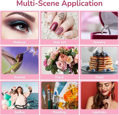 Mobile CellPhone Fill Light 15x Macro Lens Selfie Led Ring Flash Light Universal - 第 12/15 張圖片
