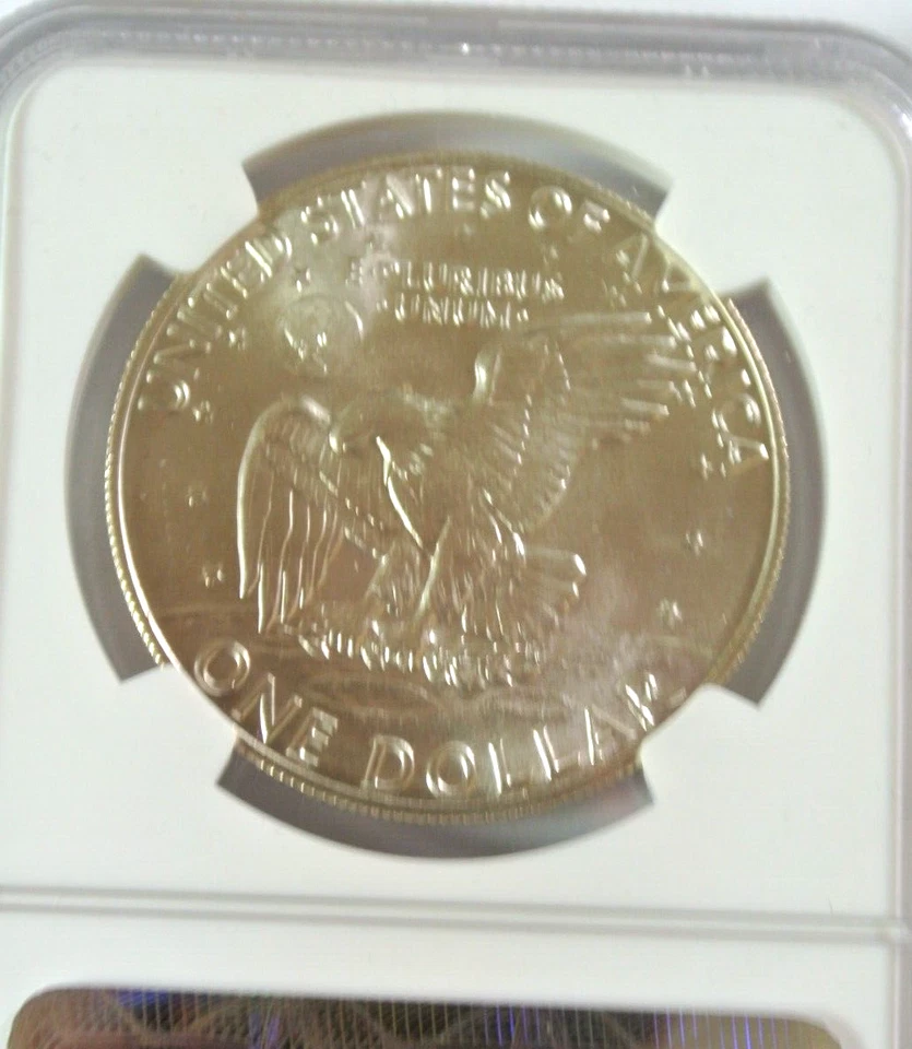 1973 S Silver Eisenhower $1, NGC Graded MS 67 - Image 4 of 4