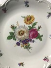 TIRSCHENREUTH Bavaria Germany Double Handled Plate "Meissen Floral" match — photo 3