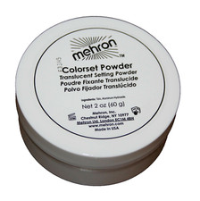 2oz Tub Colorset Powder Mehron face translucent makeup setting stage cosmetic
