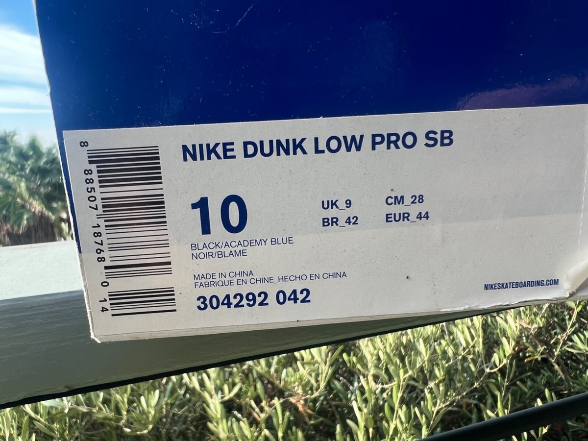 Size 10 - Nike SB Dunk Low Pro Patagonia DEADSTOCK model Size 10 - Nike SB Dunk Low Pro Patagonia DEADSTOCK model
