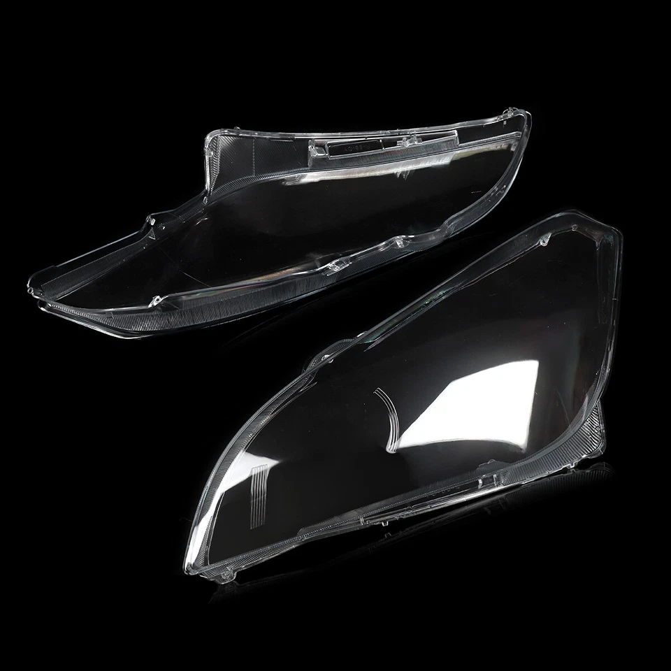 For Infiniti M25 M35h M37 M56 2011-2013 L&R Side Headlight Lens Cover Clear Pair - Image 4 of 4