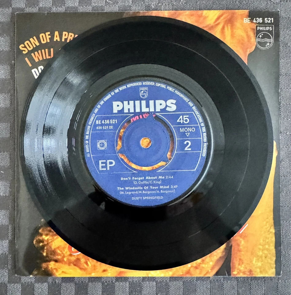 ONLY SINGAPORE 7" EP DUSTY SPRINGFIELD son of the preacher man NM - Image 4 of 4