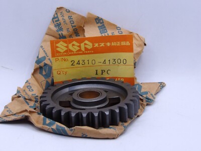 NOS Suzuki RM100 RM125 1976-1981 OEM Transmission First Driven Gear 24310-41300