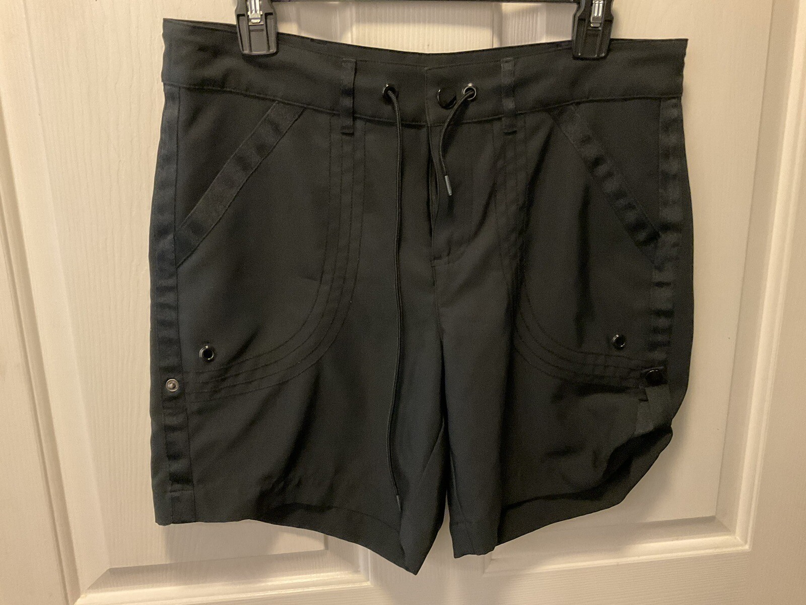 Jag Black Shorts EUC 100% Polyester Patch Pockets… - image 1