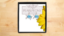 Opal Turtle Earrings