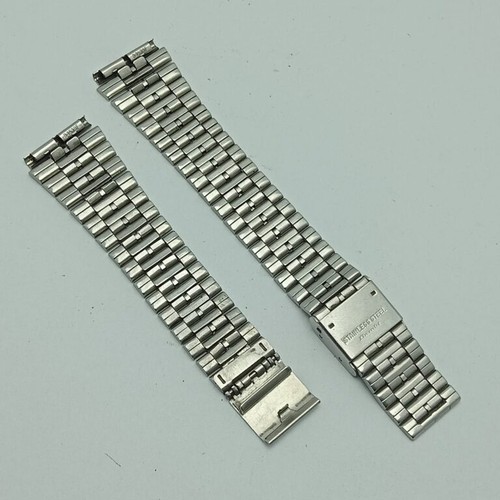 18 mm Bambi B4638F Stainless Steel Vintage Men’s Watch Bracelet - Picture 5 of 8
