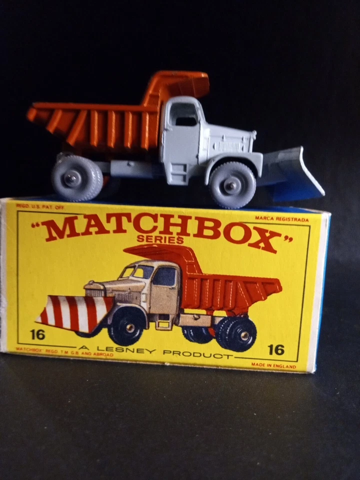 MATCHBOX #16c  Scammell Mountaineer SnowPlow GPW VN/MINT" In Solid Orig  E4  Box - Image 2 of 4