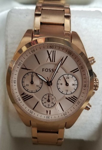 Fossil BQ3036 Rose Gold Dial Rose Gold 