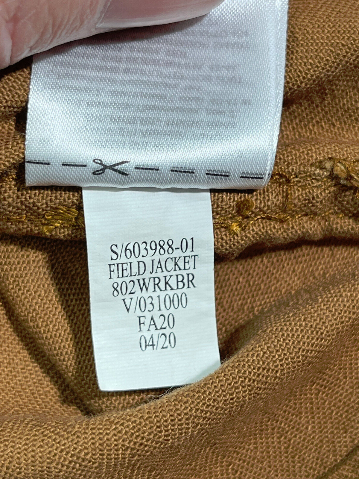 Gap Work Force Field Jacket Mens Small Brown Chor… - image 7