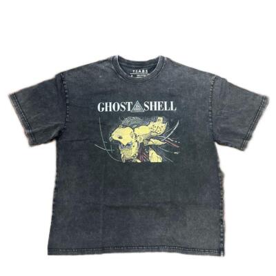 Ghost in the Shell T-shirt L Size Collaboration Men's Black Ghost in the Shell T-shirt L Size Collaboration Men's Black