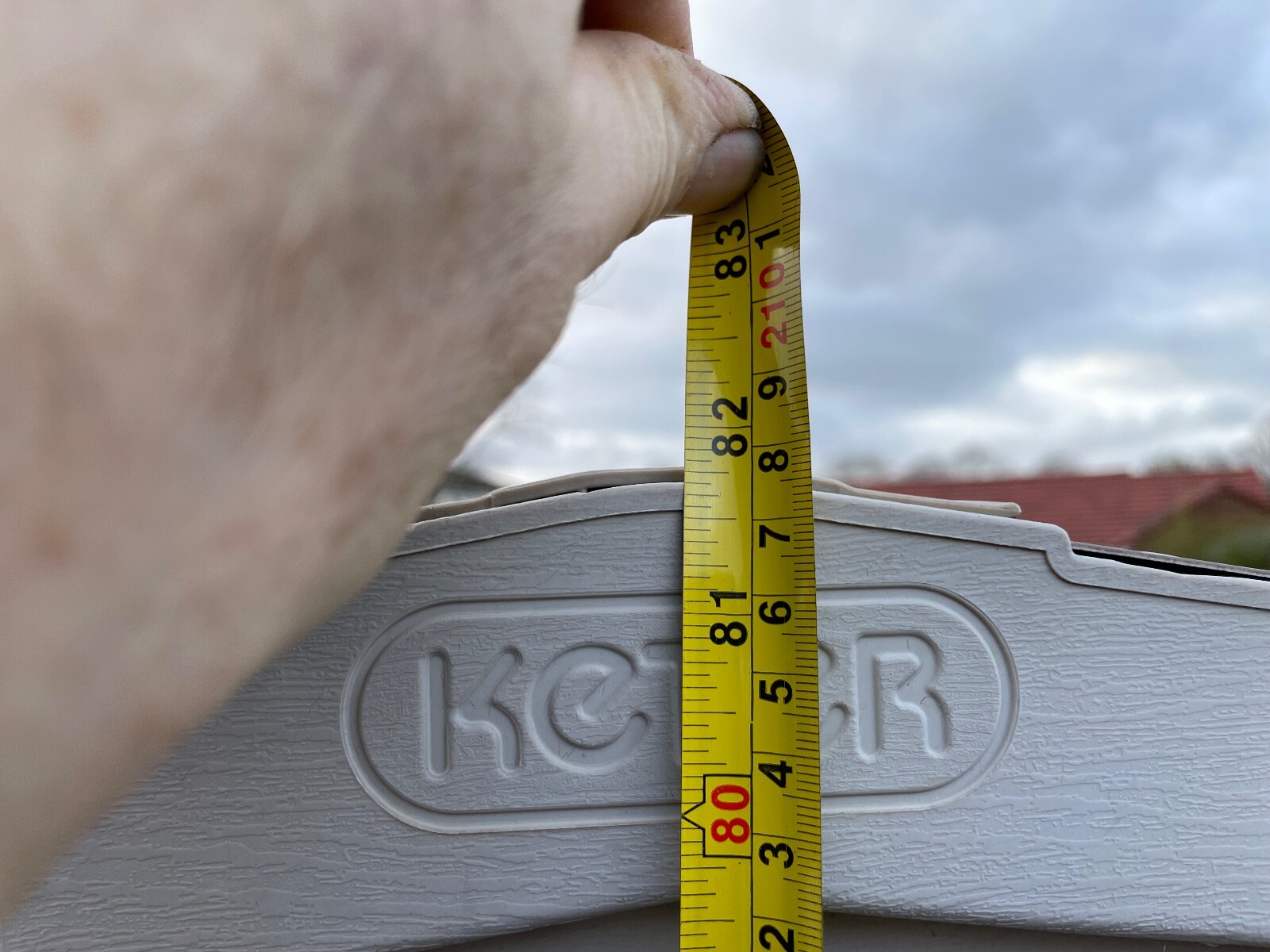 TWO x KETER 6 feet x 3 feet x 6 feet height PLASTIC GARDEN SHED eBay