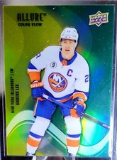 2022-23 Upper Deck Allure Color Flow Yellow Green Anders Lee #SF-10