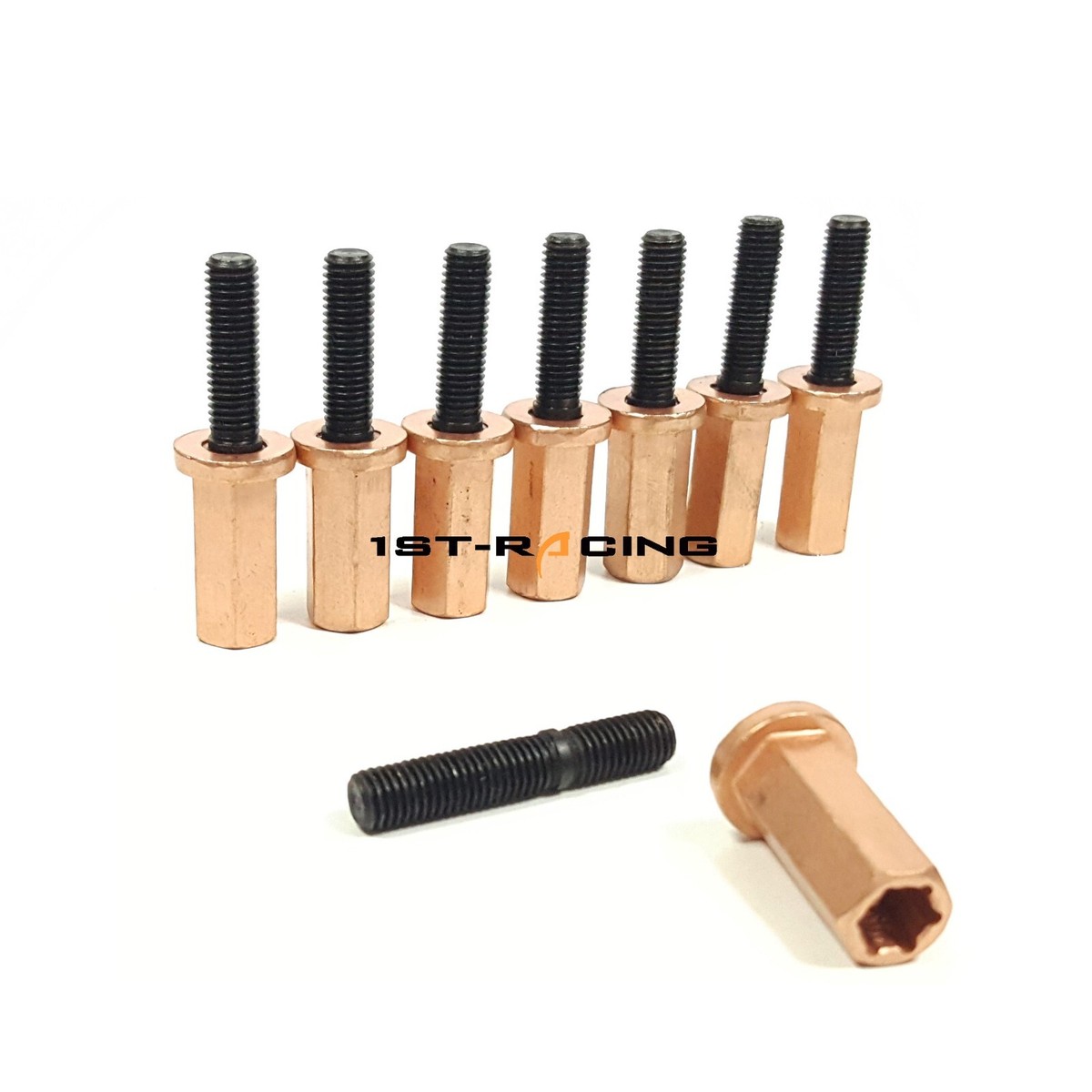 Exhaust Manifold Stud Bolt+Copper Nuts For BMW M50, M52, M54, N52