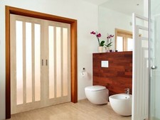 French doors internal oak Aston door pair frosted glass unfinished double doors