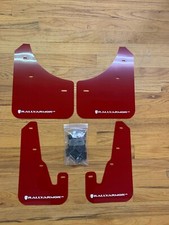 Rally Armor Ur Mudflaps Red Urethane White Logo Mazda 3 2004-2009 Inc. 2007-200 Rally Armor Ur Mudflaps Red Urethane White Logo Mazda 3 2004-2009 Inc. 2007-200