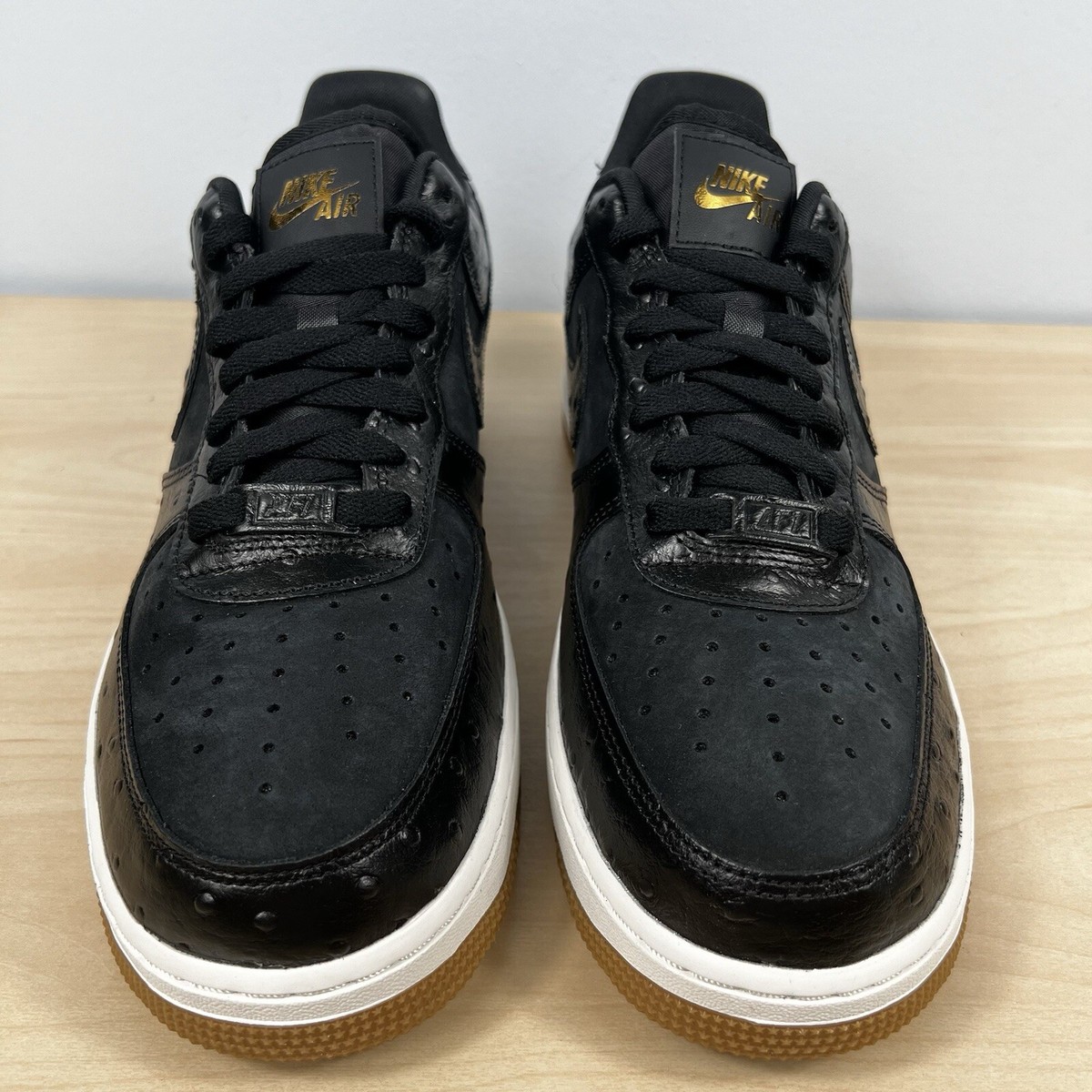 Nike Air Force 1 Low '07 LX Black Ostrich DZ2708-002 Women Nike Air Force 1 Low '07 LX Black Ostrich DZ2708-002 Women