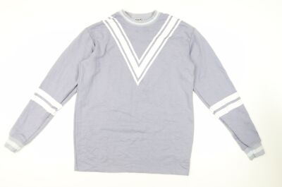 Unique 21 Damen Pullover Sweatshirt grau Baumwolle Größe 14 Pulli