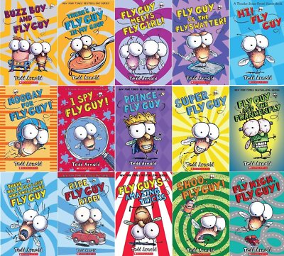 Fly Guy 15 Books Collection Set by Todd Arnold NEW Paperback 2022