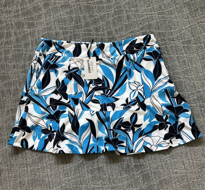 NWT Tail Women's 17” Pull On Golf Skort -Kioko- Size XL- MSRP $100.00