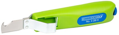 WEICON Kabelmesser No. 4 - 28 H Green Line | Hakenklinge und Schutzkappe