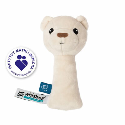 The bear rattle by WHISBEAR , stuffed animal with rattle, from 0+ months