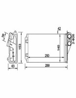 WäRmetauscher, Innenraumheizung FüR Citroen C2 C3 I Pluriel Peugeot 1007
