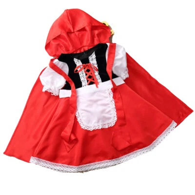 Rotkäppchen Mädchen Karneval Halloween Cosplay Fasching Kostüme