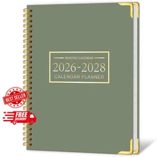 2026-2028 Monthly Planner - 3 Year Monthly Planner 2026-2028, Jan. 2026 - Dec...