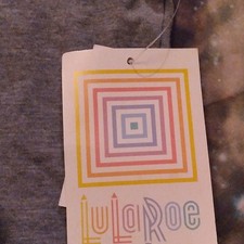 LuLaRoe Women s XL Regular Gray/Orange Raglan...
