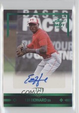 2020 Leaf Ultimate Draft Emerald Spectrum /25 Ed Howard #GLR-EH1 Auto 15r3