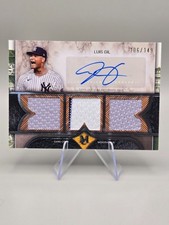2025 Topps Museum Luis Gil 106/149 Triple Relic Auto New York Yankees🔥