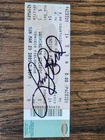 Larry Bird Indiana Pacers Autographed Ticket - 3/29/09 vs Wizards