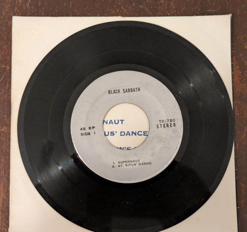 Black Sabbath Ultra Rare Thai Supernaut/St Vitus Dance/Tomorrows Dream/Snowblind - Image 3 of 4