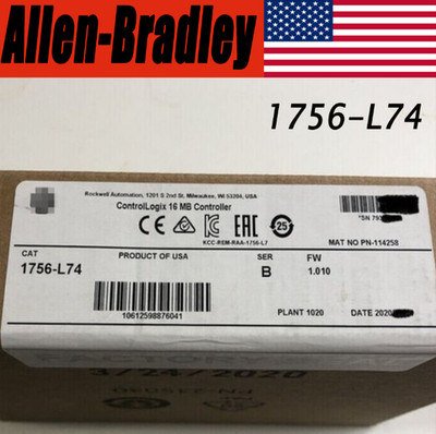 AB 1756-L74 SER B 16MB Controller ControlLogix Logix5574 Processor
