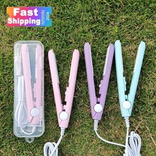 3 In 1 Hair Straightener Flat Iron Curling Iron Hot Comb Mini Styling Tool