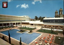 Hotel Gardiel Ceuta Spain swimming pool vintage postcard e532
