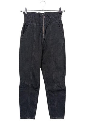 BA&SH High Waist Jeans Damen Jeans Gr. DE 34 hellgrau Casual-Look