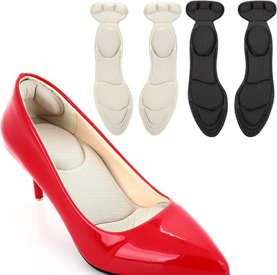 2 Pares Plantillas de Talon Transpirables con Almohadilla para Zapatos Altos