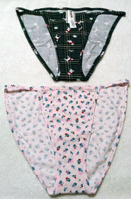 LOT of 8  NWT VICTORIA'S SECRET COTTON LACE VARIETY PANTIES L MULTICOLOR  $110