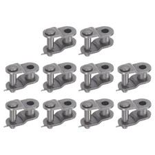 10 PCS 3/8" Pitch Connector Offset Half Link Roller #35 Chain Carbon Steel