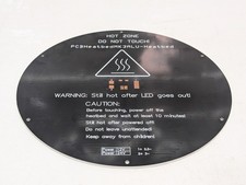 Hot Zone PCB Heatbed MK3ALU-Heatbed Round Rigid Aluminum Platform, 12V or 24V