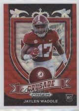 2021 Panini Prizm Draft Picks Crusade Ruby Wave Prizm Jaylen Waddle #169 0il7