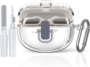 [Sécurité de verrouillage] pour Bose Ultra Ouvrir l'affaire des écouteurs(2024), TUDIOW Effacer TPU Chocproo