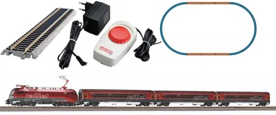 Piko 57178 Coffret de départ analogique locomotive Railjet et voitures voyageurs - Photo 1/4