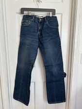 VTG Y2K Levi's 517 Boot Cut Men's 31x30 Cotton Dark Wash Denim Jeans 2006