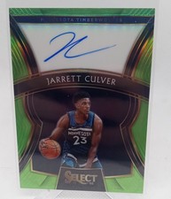 2019-20 Panini Select - Rookie Signatures Jarrett Culver Green Prizm /99 