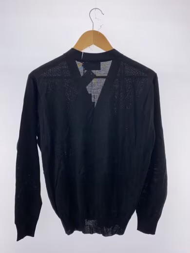PRADA 24SS Virgin Wool Cardigan (Lightweight) Size 38 Wool Black DNA00S thumbnail 2