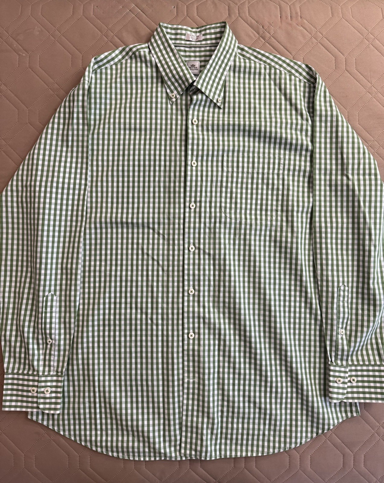 Peter Millar Gingham Plaid Button Down Shirt Week… - image 4